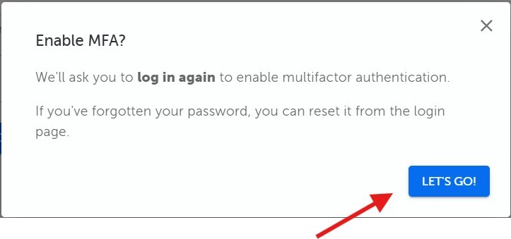 How do I enable Multifactor Authentication (MFA)?